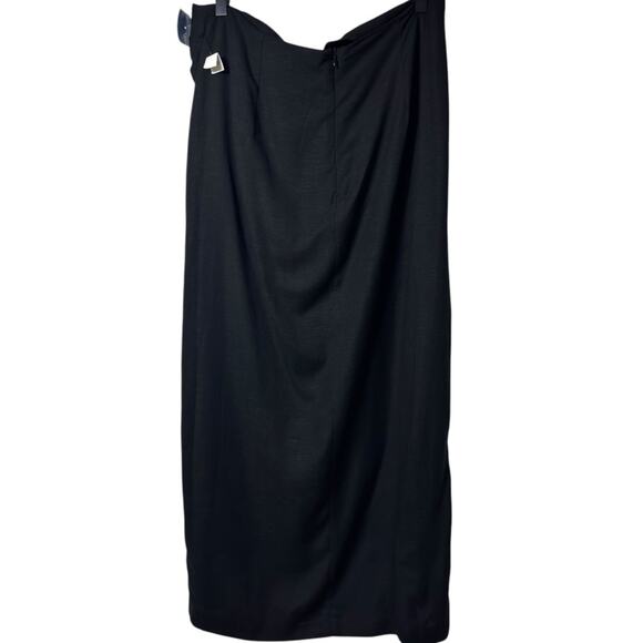 JASON WU BLACK WRAP MIDAXI WOMEN SKIRT SIZE US 10 BRAND NEW WITH PARTIAL TAG - Picture 5 of 5